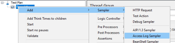 jmeter access log tutorial