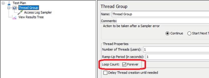 jmeter access log sampler, filter configuration