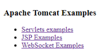 Apache Tomcat Examples