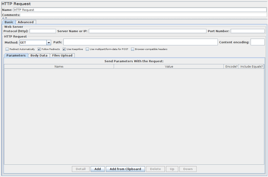 Adding an HTTP request to start with REST API testing