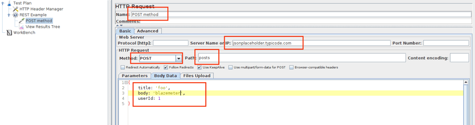 Window for load testing RESTful APIs