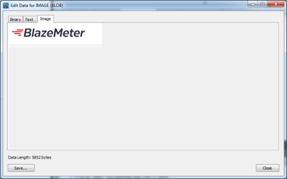 reading blob images with jmeter