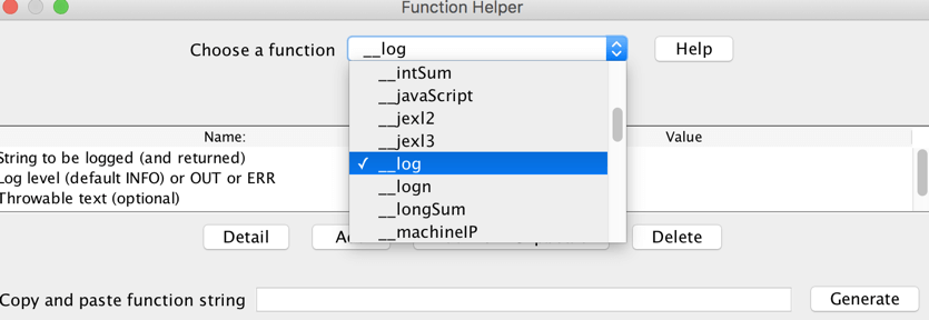 jmeter log function