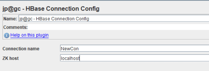 HBase Connection Config