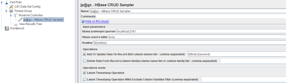 HBase testing script