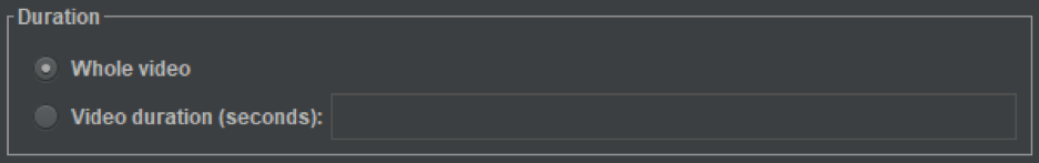 A screenshot of video duration.