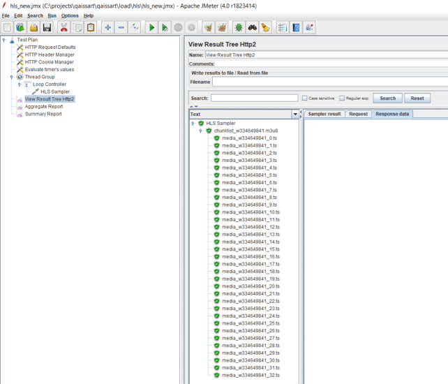 hls load testing with jmeter