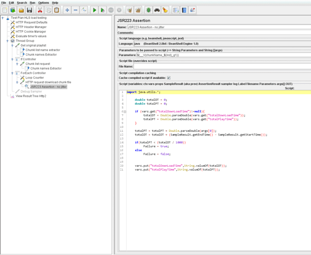 hls compared to rtmp in jmeter