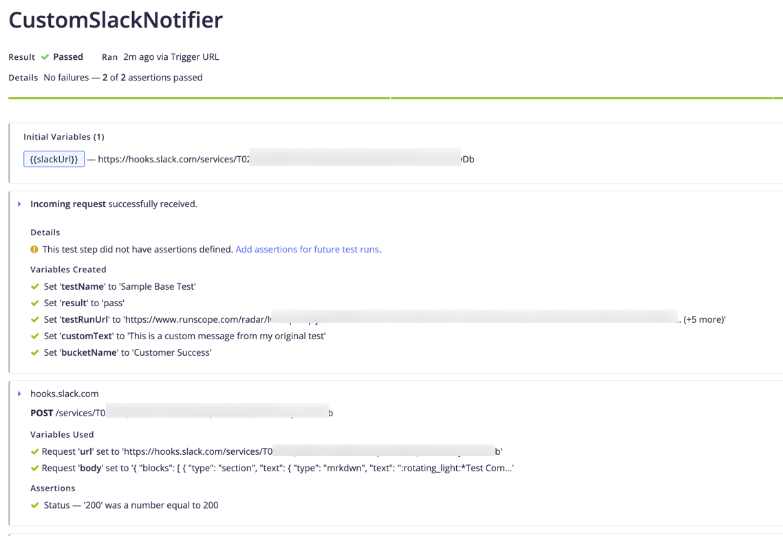 Building a Webhook Listener using BlazeMeter API Monitoring