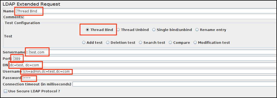 ldap request jmeter thread bind