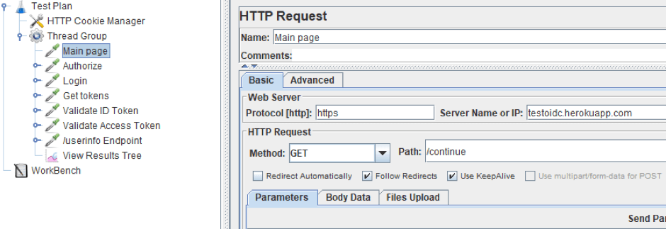 explanation, jmeter, open id connection