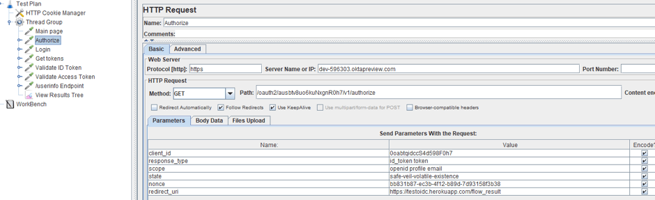 load testing user authentication