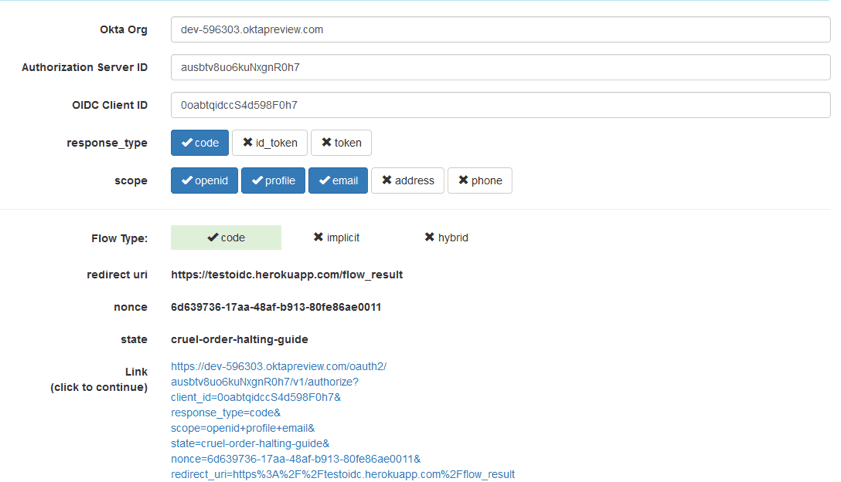 open id connect load testing performance testing