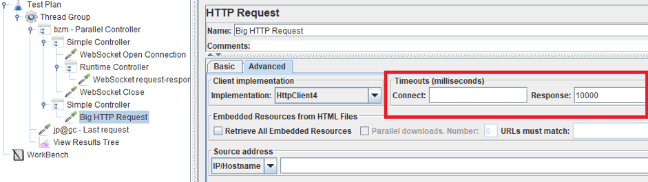 test case for jmeter's parallel controller