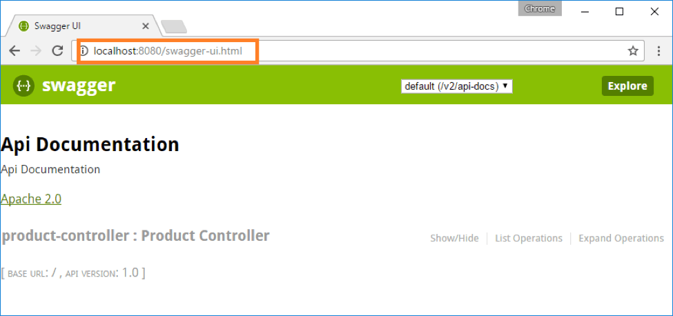 swaggerui api documentation