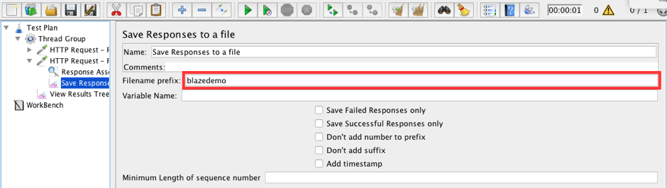 can jmeter properties help me save my responses?