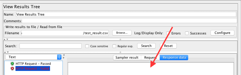 jmeter, saving responses to file