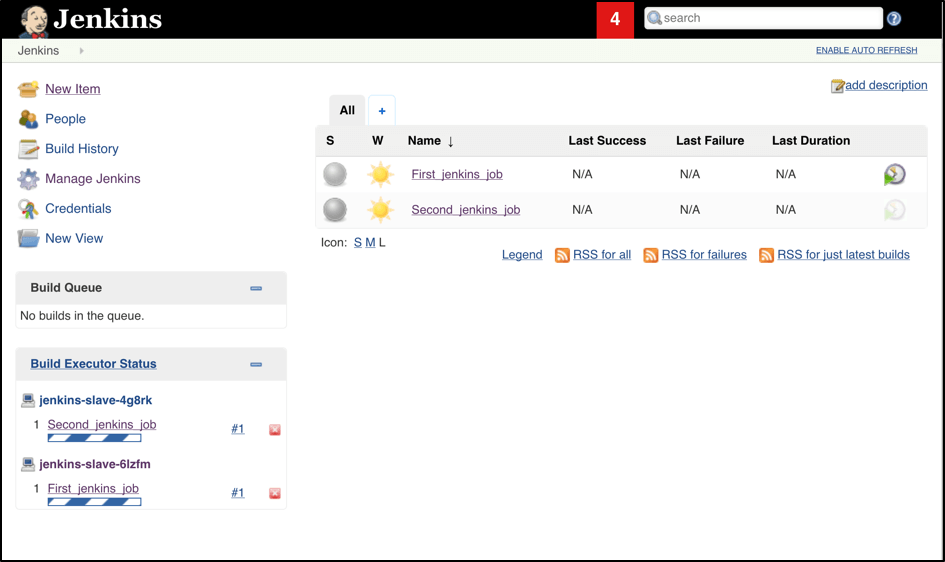 Jenkins Kubernetes correct configuration