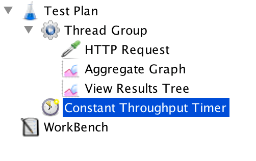 throughput constant timer