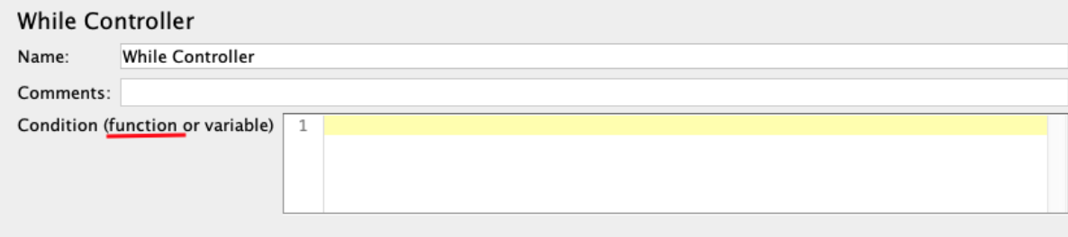 while controller jmeter