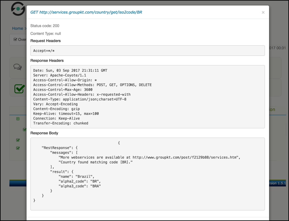 Example "REST Query"