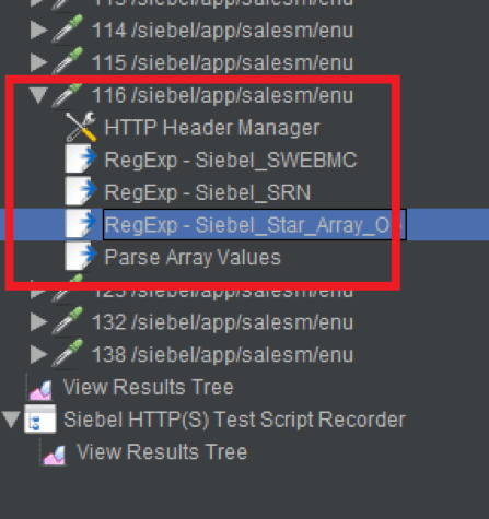 testing scripts for Siebel, oracle