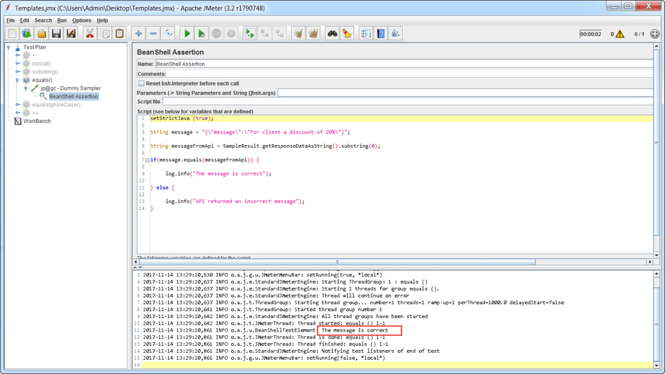 strings tutorial in jmeter