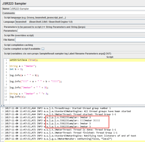 jmeter variables strings