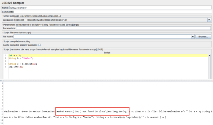 jmeter string variables