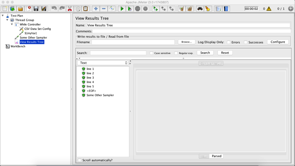 JMeter While Controller