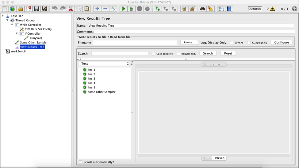 JMeter While Controller 