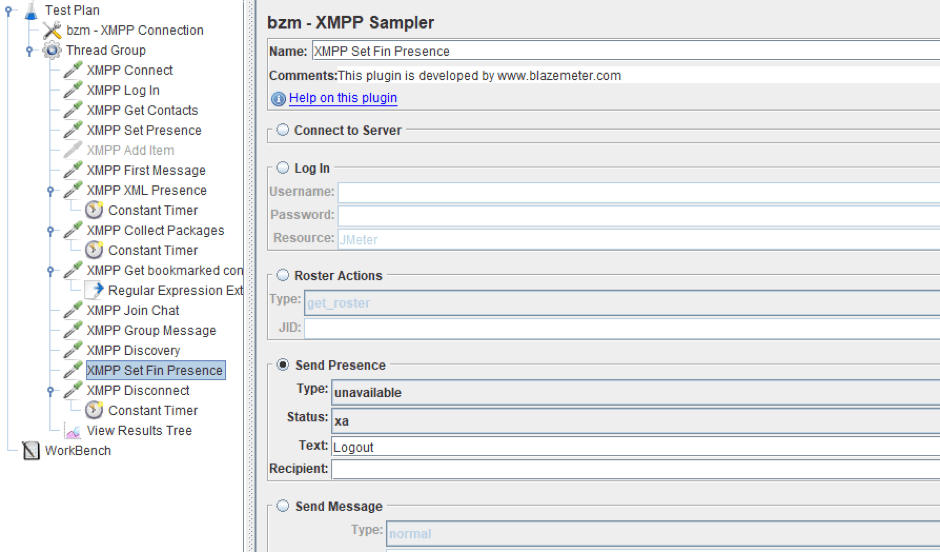 load testing xmpp jmeter open-source