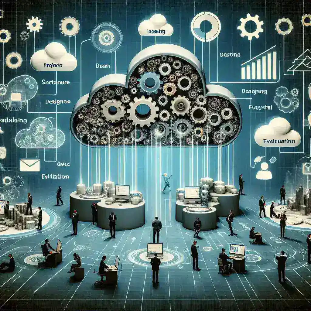 "Team collaborating on a SaaS project management platform, showcasing tasks, deadlines, and team productivity to enhance modern business operations in the digital age."